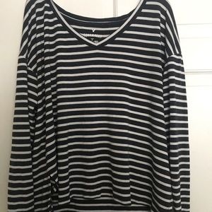Long sleeve striped shirt
